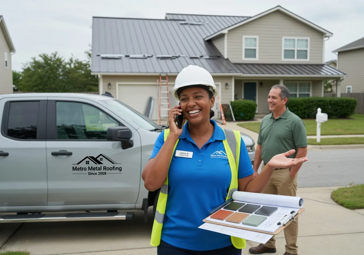 Storm Damage Metal Roof Repair in Red Banks, MS